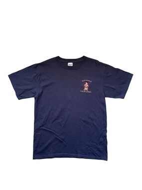 Graphic Tee - Solvang California, Navy, Size Medium